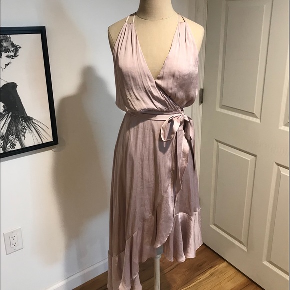 Express Dresses & Skirts - Express pink Wrap dress size Small